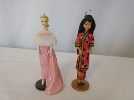 Hallmark Keepsake Ornament Chinese Barbie Collector Series 1997 + Enchanted Even - £11.14 GBP