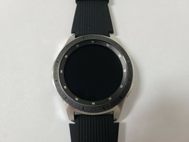 Samsung Galaxy Watch SM-R800 46mm Silver Case/Black Band - Excellent Con... - £93.42 GBP