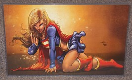 DC Supergirl Sexy Glossy Print 11 x 17 In Hard Plastic Sleeve - £19.68 GBP