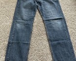 Levis 505 Jeans Mens 36x32 Regular Fit Straight Medium Wash Denim - £14.98 GBP