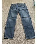 Levis 505 Jeans Mens 36x32 Regular Fit Straight Medium Wash Denim - $25.54 CAD
