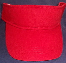 Women NWOT Anvil Red Visor Cap  - £7.95 GBP