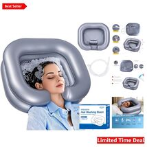 Easy Setup Inflatable Shampoo Basin with Drainage Tube - Caregiver Essen... - $50.44