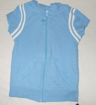 Toddler Girls Old Navy Blue Hooded Short Sleeve Top Size 5T - £3.15 GBP