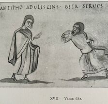 Phormio Of Terence Vatican Miniatures Print 1894 Victorian Verse 682 DWFF12 - $28.01 CAD