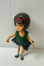 Vintage Dolly Darlings Susie School Days Molded Hair -1960s - $34.83