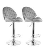 Elama 2 Piece Diamond Tufted Velvet Material Adjustable Bar Stool in Gra... - €158,39 EUR Elama 2 Piece Diamond Tufted Velvet Material Adjustable Bar Stool in Gra... - €158,39 EUR