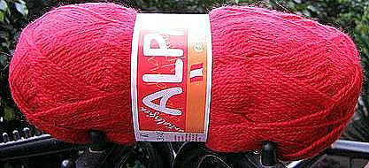 Primary image for 500 gramm red alpaca wool,knitting wool, yarn 