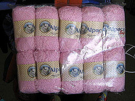 1.1 pounds pink babyalpaca wool, knitting wool, yarn - £56.54 GBP