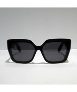 Christian Dior Lady 9522 S2F 10A0 Sunglasses Women&#39;s Black Cannage Paris... - $6,514.92 MXN