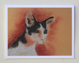 Oriental Shorthair Cat Art Note Cards Solomon - £9.80 GBP
