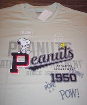 Peanuts Since 1950 Athletic Department SNOOPY &amp; WOODSTOCK T-Shirt XL NEW... - $19.80