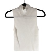 Madewell Womens The Signature Knit Mockneck Sweater Tank Sleeveless White S - £15.16 GBP