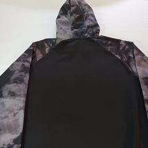 And 1 Men’s Black & Dyed Gray Sleeves Hoodie Sweatshirt Measured Chest 51" image 11