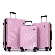 $89.99 Tripcomp Luggage 3 Piece Set,Suitcase Set with Spinner Wheels Hardside - £111.06 GBP