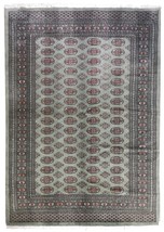 Green Authentic Hand-knotted 6 x 9 Bokhara New Wool Rug - £1,049.30 GBP