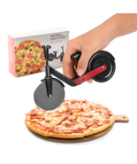 Creative Stainless Steel Pizza Wheel Rolling Dough Cutter Pasta Cookie F... - $12.50
