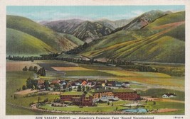 Scene Sun Valley Idaho ID Union Pacific Railroad Postcard D23 - £2.23 GBP