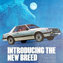 Ford Mustang New Breed 1979 Advertisement Automobilia Vintage Muscle Car... - £31.45 GBP