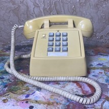 Vintage Beige  PUSH BUTTON DESK PHONE GTE - $19.25