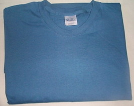 Mens NWOT Port and Co. Blue Short Sleeve T Shirt Size 6XL - £12.53 GBP