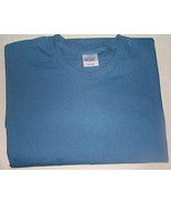 Mens NWOT Port and Co. Blue Short Sleeve T Shirt Size 6XL - £12.81 GBP