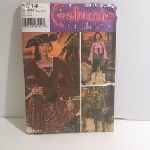 Simplicity 4914 Size 6-12 Misses&#39; Costumes Pirate Wench - $12.86