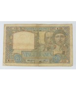1939 France 20 Francs Note // &quot;Science et Travail&quot; Very Good Condition /... - $95.08 CAD