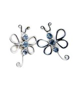 attractive Blue Topaz 925 Sterling Silver Blue Earring gemstones CA gift - $39.30 CAD