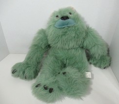 Toy Network plush blue green monster horns big eyes black nose sully cop... - £15.85 GBP