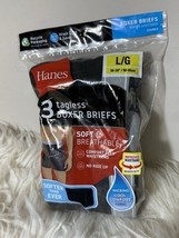 Hanes Men&#39;s 3 Pack Tagless Comfort Flex Waistband Boxer Briefs Size LG - €4,23 EUR