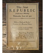 The New Republic Published Weekly, Wednesday June 21st 1922 Vol XXXI No 394 - $56.20 CAD