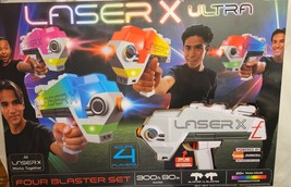 Laser X Revolution Blaster  4 Pack Blaster to Blaster Play No Vest  Required Fun - £39.55 GBP