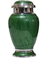 At Peace Memorials Hotep Green Keepsake Urn for Ashes - $44.99