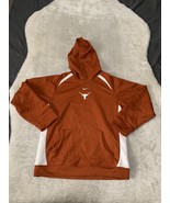 Y2K Nike Center Swoosh Texas Longhorns Orange Hoodie Womens Medium - £26.98 GBP