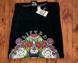 NWT LRG Lifted Research Group Sugar Skull Black Graphic T-Shirt Size XL - £31.65 GBP