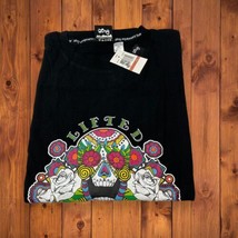 NWT LRG Lifted Research Group Sugar Skull Black Graphic T-Shirt Size XL - $36.00