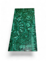 Rectangle Malachite Gemstones Dining Table Modern Bathroom &amp; Kitchen Countertop - $3,375.90