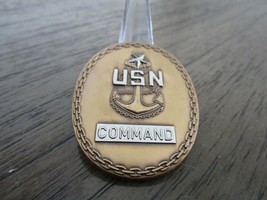 USN Naval Chaplaincy School and Center Command Senior Chief Challenge Coin #582D - £11.59 GBP