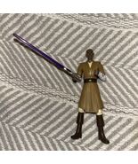 Star Wars Clone Wars Collection MACE WINDU 3.75" Action Figure CW06 Hasb... - $8.91