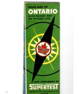 Ontario Canada (Vintage 1952) Map - £2.19 GBP