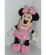  Disney Store Minnie Mouse Plush Bean Bag Lovey Doll Soft Toy Pink Polka... - $13.99