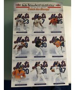 2004 FLEER NEW YORK POST NEW YORK METS CATCH THE ENERGY UNCUT CARD SHEET - $5.00