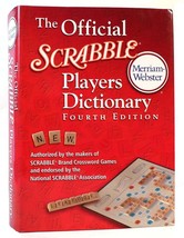 Merriam Webster The Official Scrabble Players Dictionary 4th Edition 6th Printi - £64.17 GBP