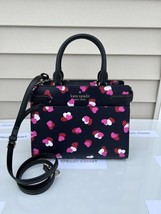 Kate Spade Staci Medium Heart Print satchel -Black - $149.00