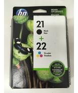 Genuine HP 21black + 22tri-color C9509FN option 140 new oct. 2016 - €16,56 EUR
