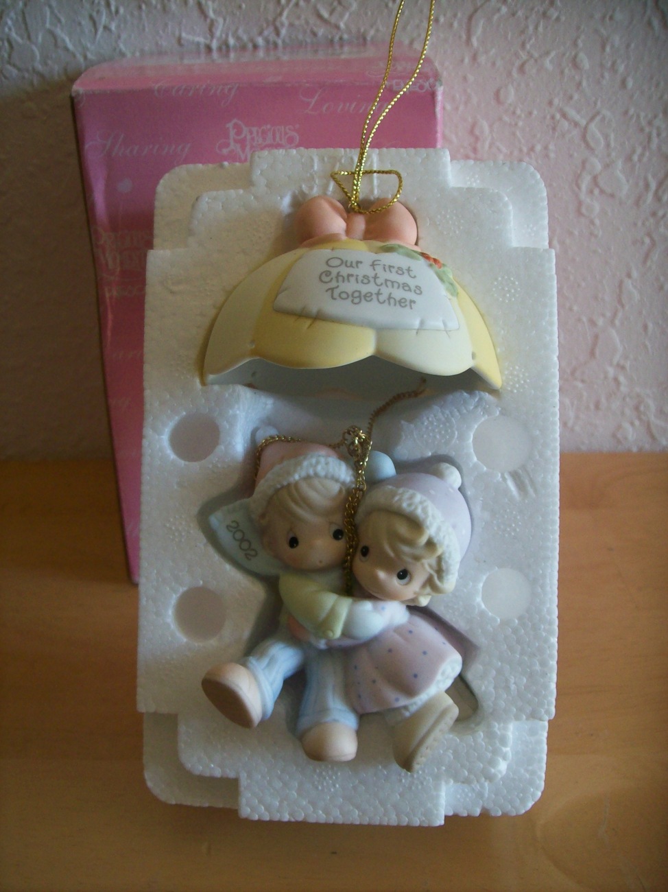 2002 Precious Moments “Our First Christmas Together” Figurine  - $25.00