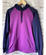 Nike Therma-Fit Women’s Hoodie Pullover Blue Purple L - $242.63 MXN