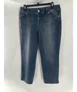 Chico’s Platinum Crop Blue Jeans Sz.0.5 - $204.86 MXN