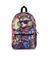 Patriotic Biker Raccoon Rider USA Style Animal Backpack - $110.27